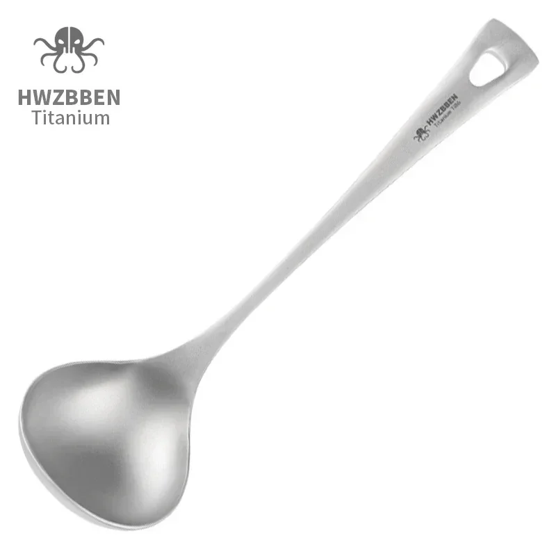 Camping Cooking Meals - HWZBBEN Outdoor Titanium Soup Spoons with