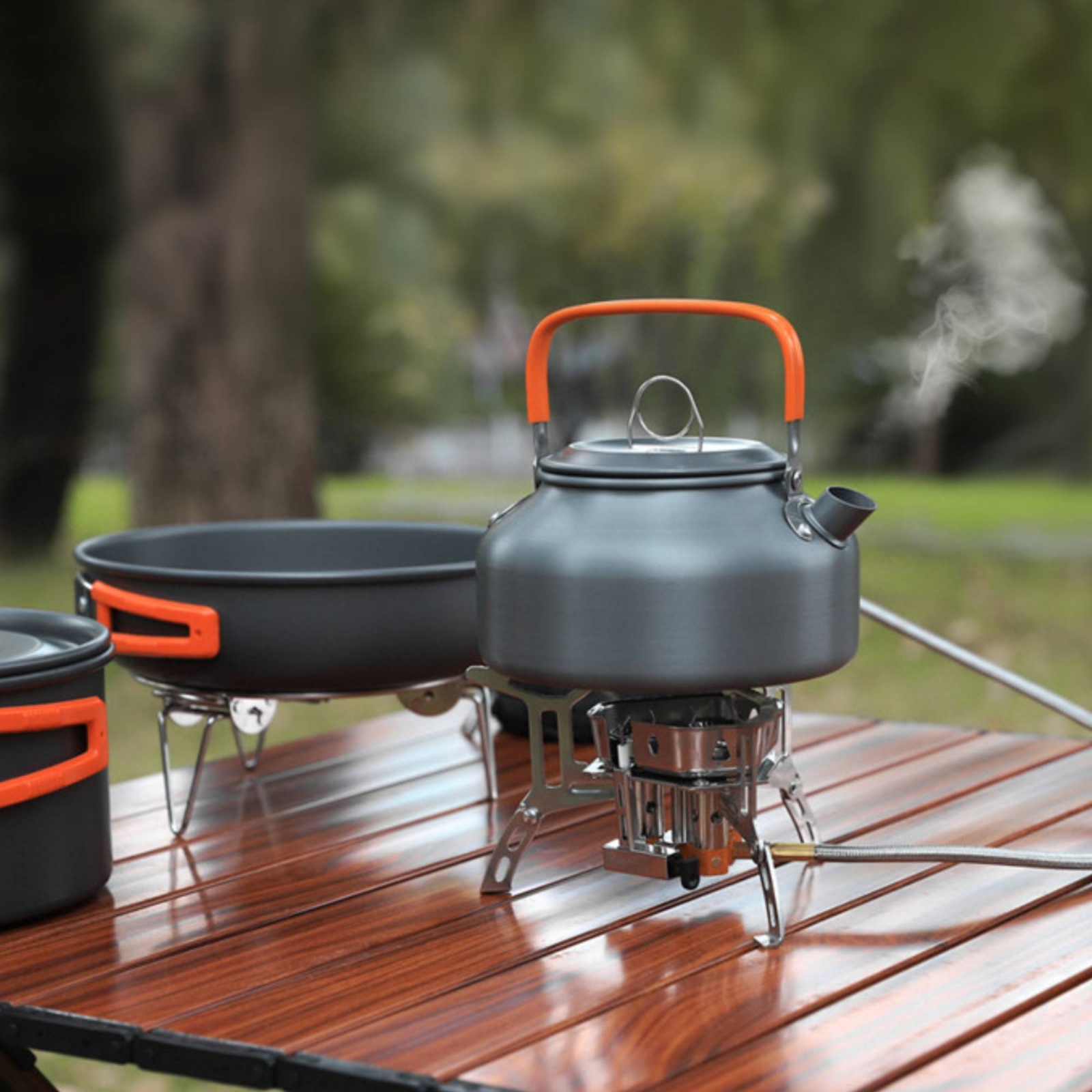 Camping Cooking Pots And Pans Set - Camping Pot Set Compact Camping Pot