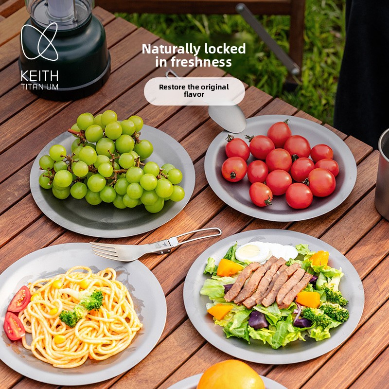 Camping Cooking Meals - Keith Titanium Steamed Dish Ultralight Outdoor