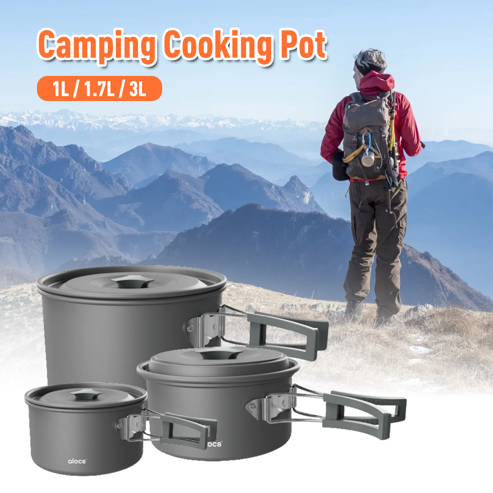 Camping Cooking Meals - Camping Cooking Pot Aluminum Alloy Camping