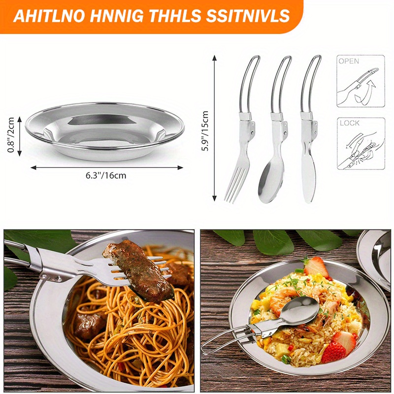 17pcs Camping Cookware Set, Po - Camping Cooking Pots And Pans Set บทวิจารณ์และราคา