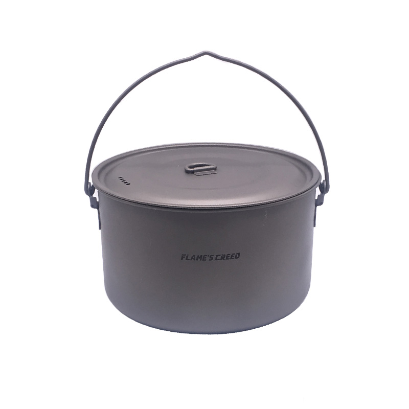 FLAME'S CREED 1100ml 1950ml Ul - Camping Cooking Frying Pan บทวิจารณ์และราคา