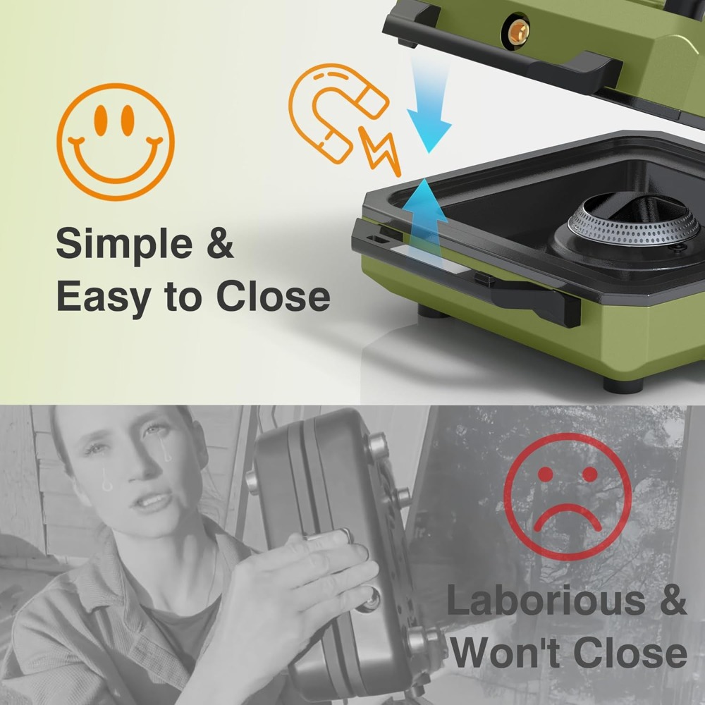 2 Burner Propane Camping Stove - Camping Cooking Frying Pan บทวิจารณ์และราคา