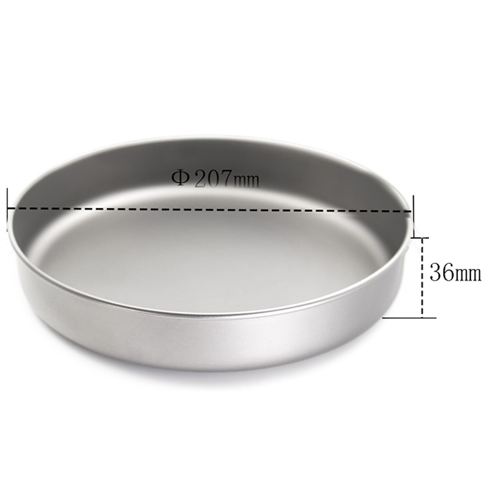 Ultralight Pure Ti Frypan Pot  - Camping Cooking Frying Pan บทวิจารณ์และราคา
