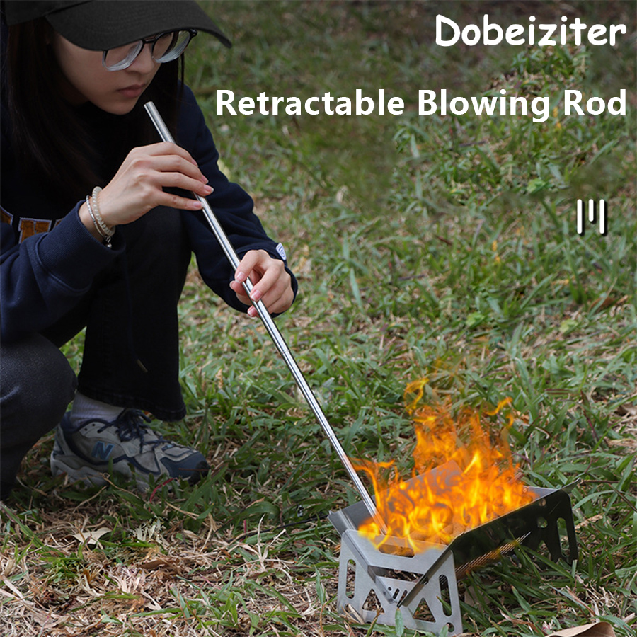 Stainless Steel Blowpipe Pocke - Camping Cooking Candle บทวิจารณ์และราคา