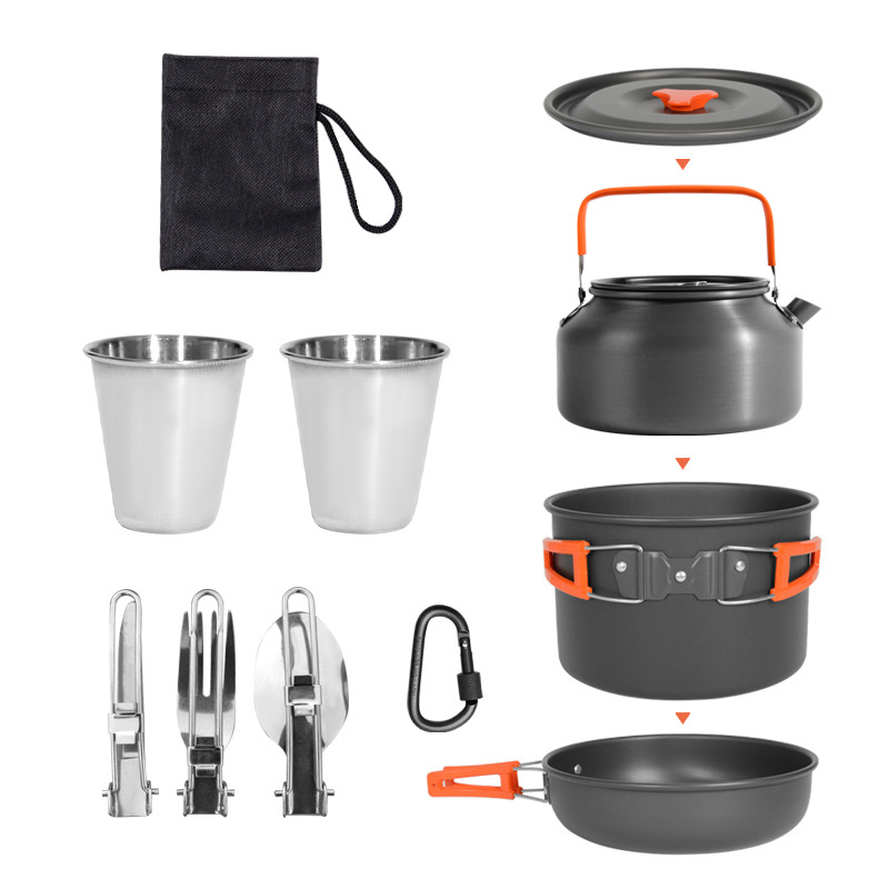 DS-308 Outdoor large capacity  - Camping Cooking Set Ds 308 บทวิจารณ์และราคา