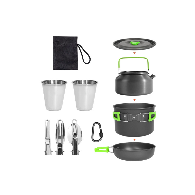 DS-308 Outdoor large capacity  - Camping Cooking Set Ds 308 บทวิจารณ์และราคา