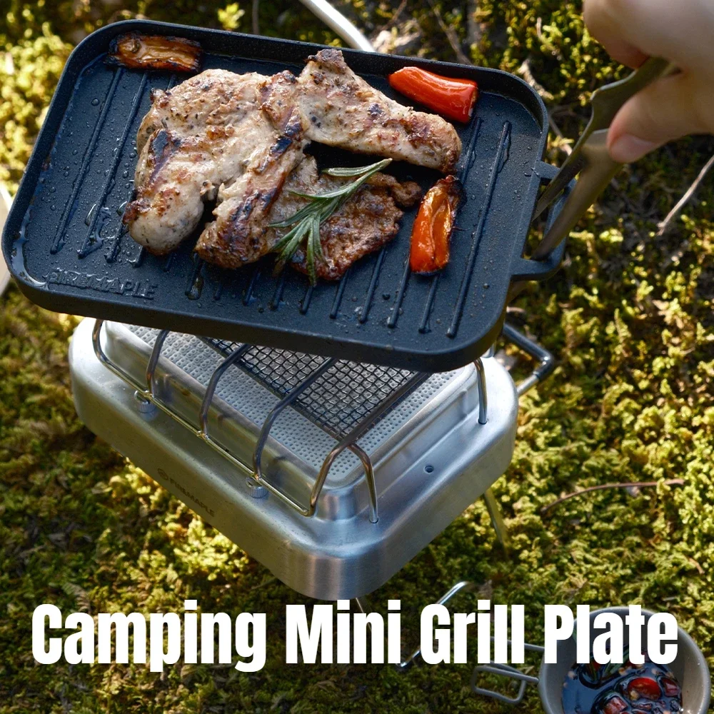 Mini Grill Plate Set Thickened - Camping Cooking Candle บทวิจารณ์และราคา