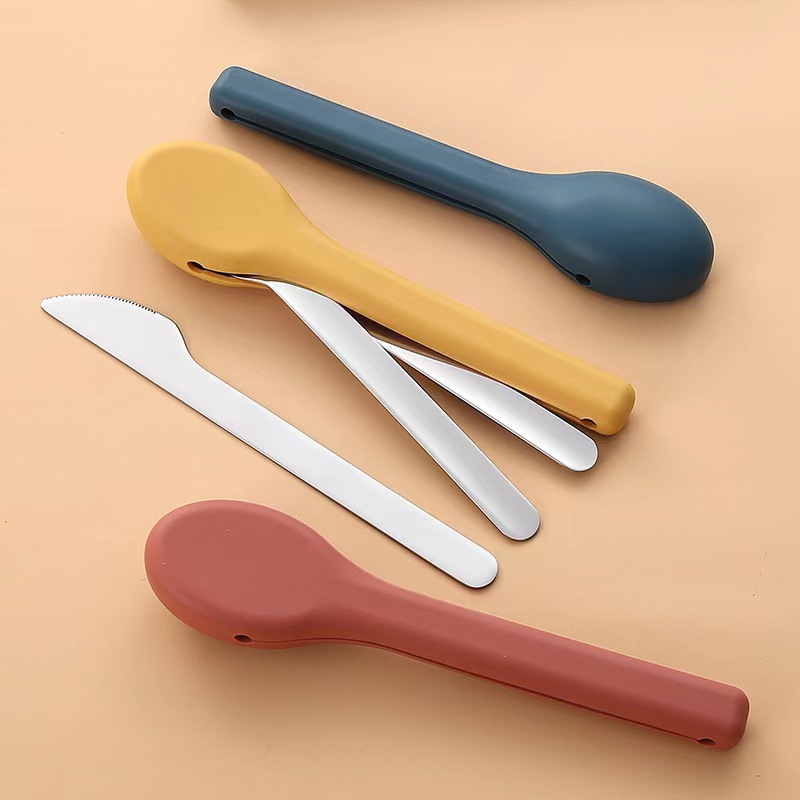 3-Piece Portable Flatware Pock - Camping Cooking Knives บทวิจารณ์และราคา