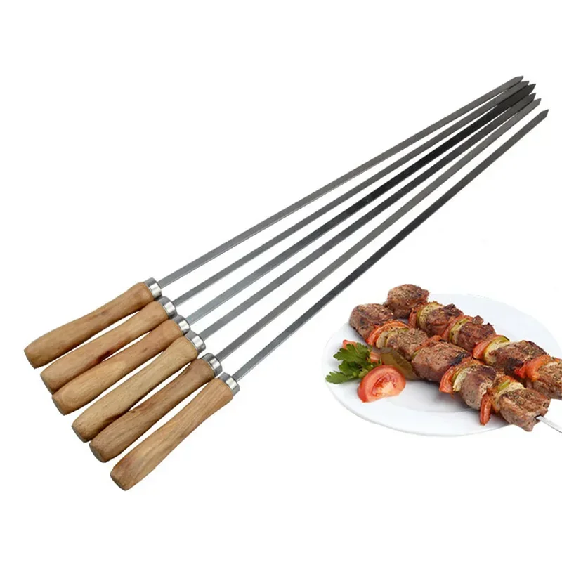 6Pcs 42cm Stainless Steel Flat - Camping Cooking Candle บทวิจารณ์และราคา