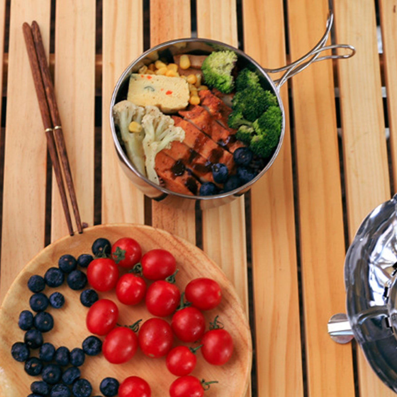 Foldable Camping Pot Stainless - Camping Cooking Meals บทวิจารณ์และราคา