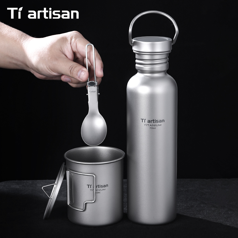 Tiartisan Titanium Cookware 3- - Camping Cooking Set With Bag บทวิจารณ์และราคา