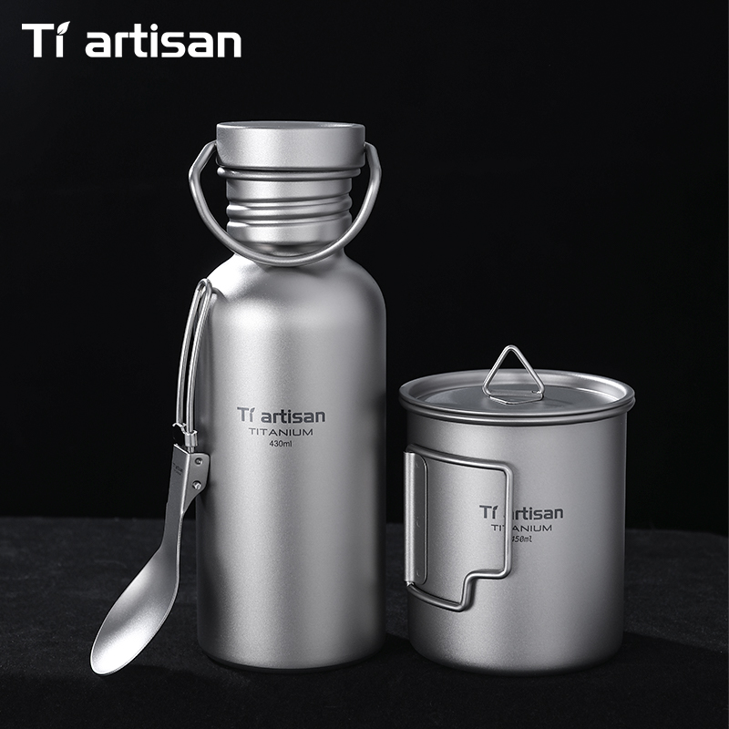 Tiartisan Titanium Cookware 3- - Camping Cooking Set With Bag บทวิจารณ์และราคา