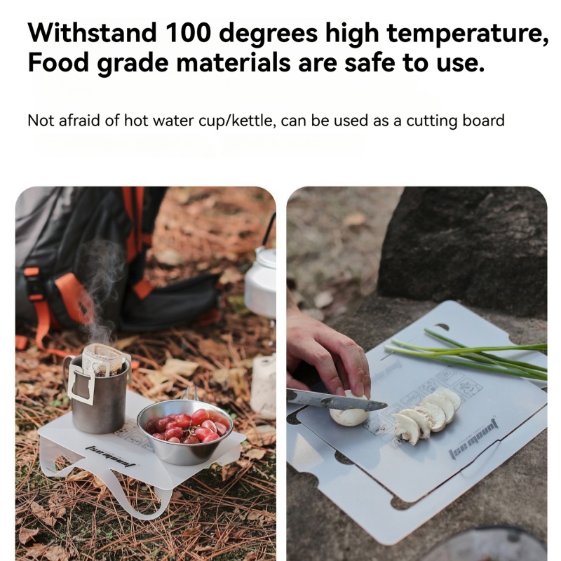 Outdoor PP Board Folding Table - Camping Cooking And Dining Set บทวิจารณ์และราคา