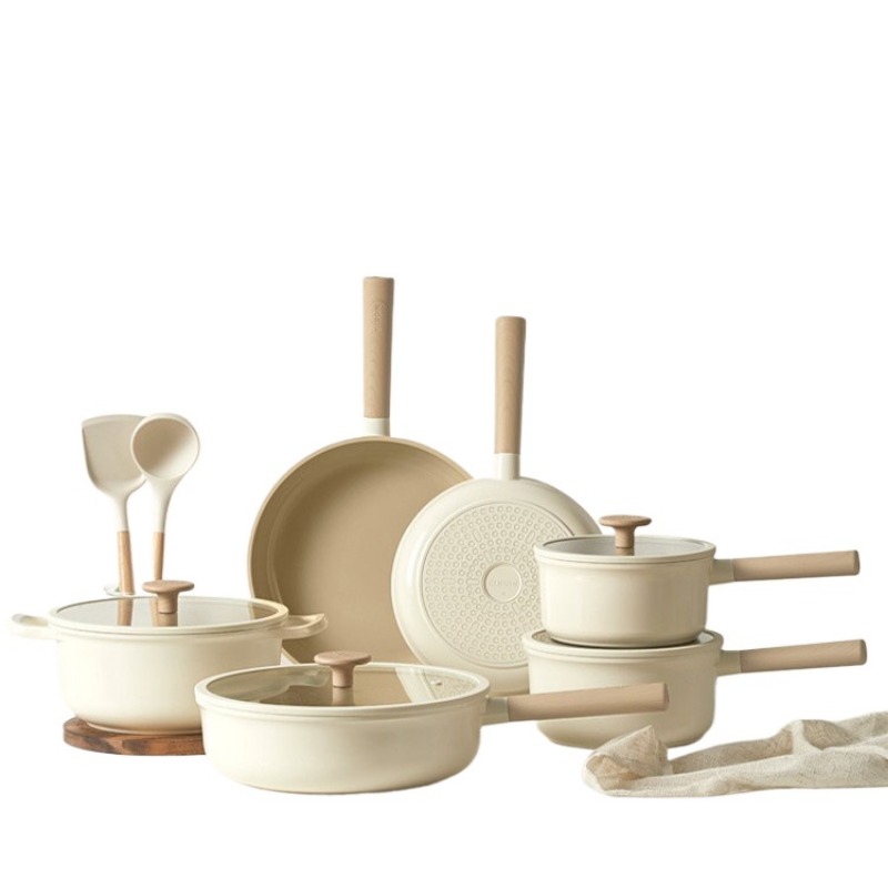 Geling Chinese Cheap White Tit - Camping Cooking Pots And Pans Set บทวิจารณ์และราคา