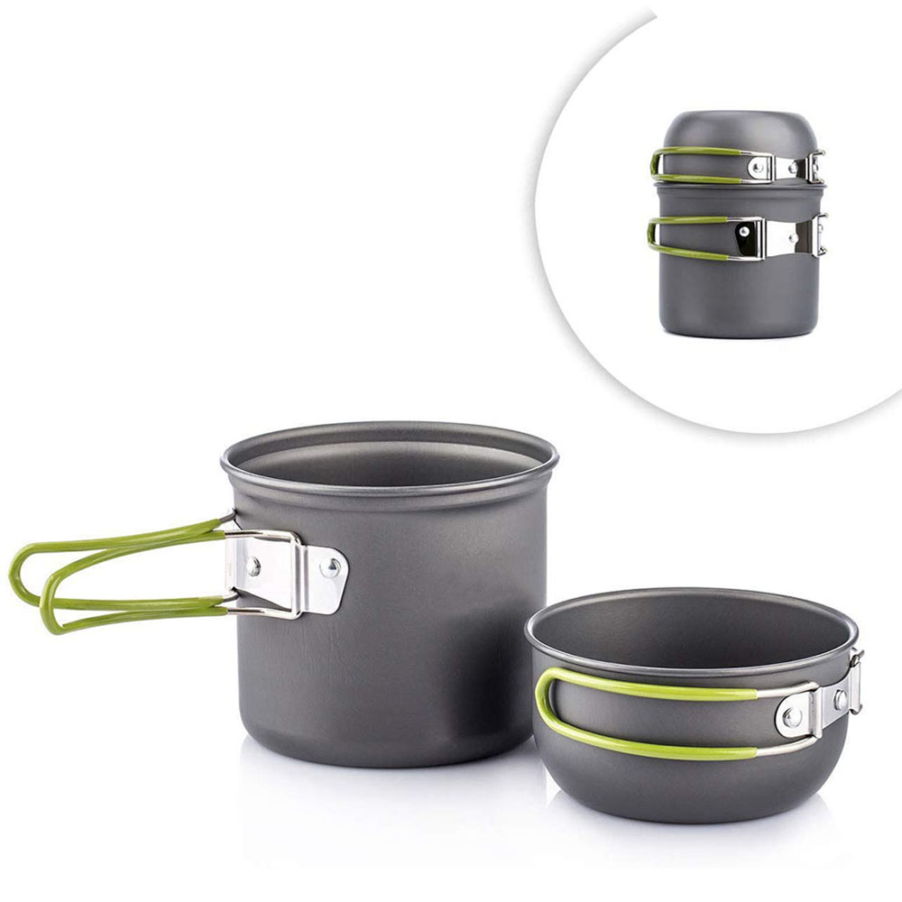 Ultralight Camping Pots Cookwa - Camping Cooking Pack บทวิจารณ์และราคา