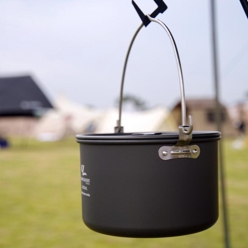 4.5L Camping Hanging Pot Cookw - Camping Cooking One Pot บทวิจารณ์และราคา