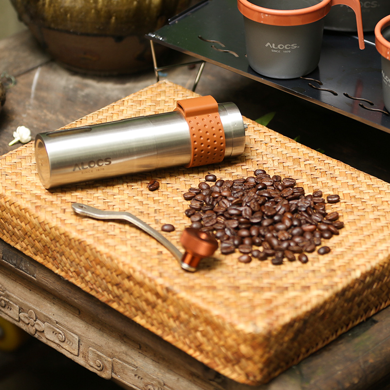 Outdoor Camping Hand Bean Grin - Camping Cooking Set With Bag บทวิจารณ์และราคา
