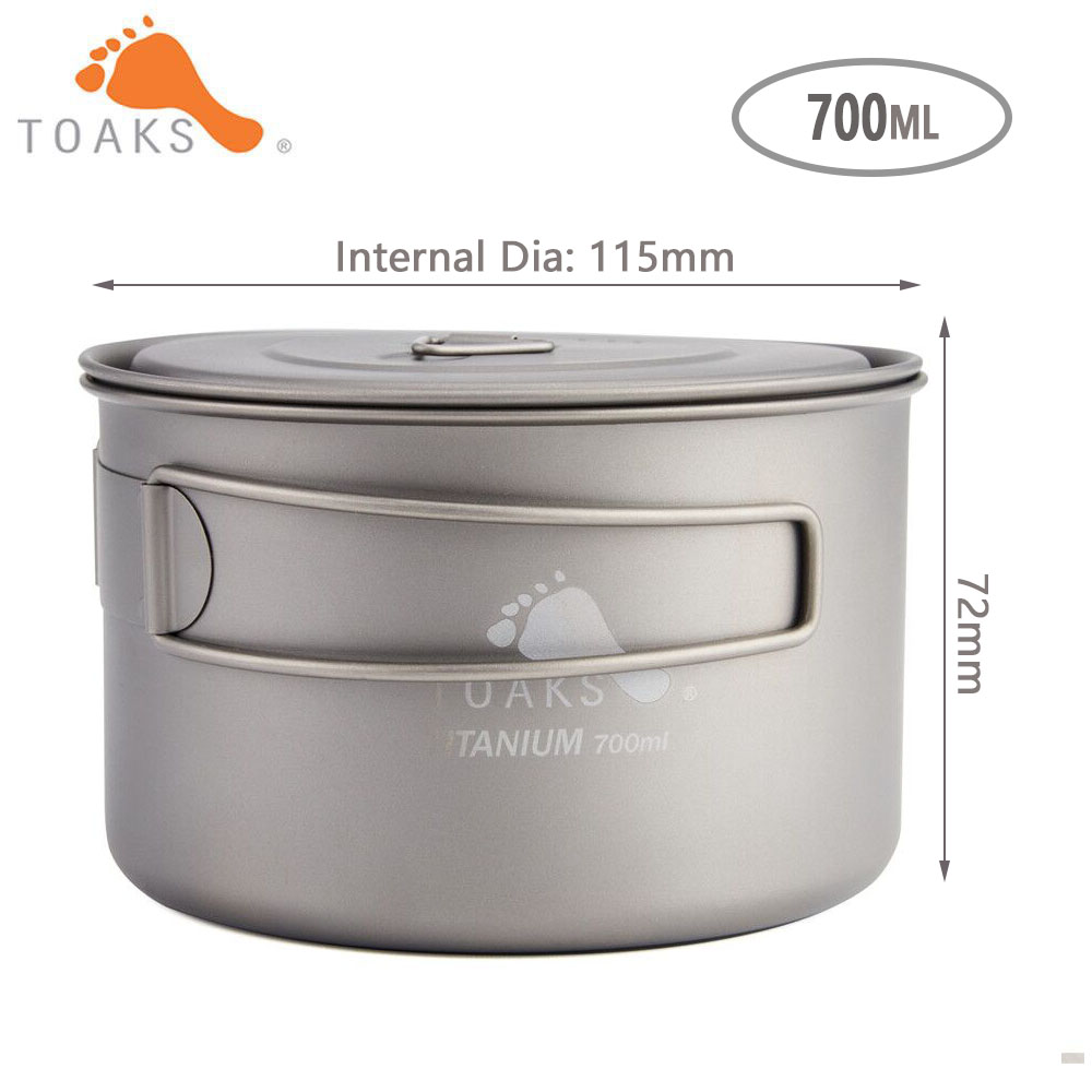 TOAKS Pure Titanium Camping Co - Camping Cooking Meals บทวิจารณ์และราคา