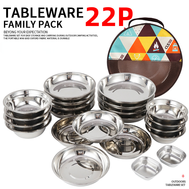 CLS Outdoor Camping 22pcs Dini - Camping Cooking And Dining Set บทวิจารณ์และราคา