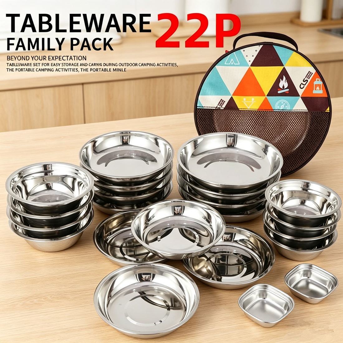 CLS Outdoor Camping 22pcs Dini - Camping Cooking And Dining Set บทวิจารณ์และราคา