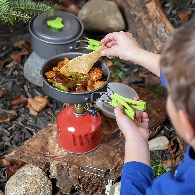 Portable Durable Camping Cookw - Camping Cooking Set With Bag บทวิจารณ์และราคา