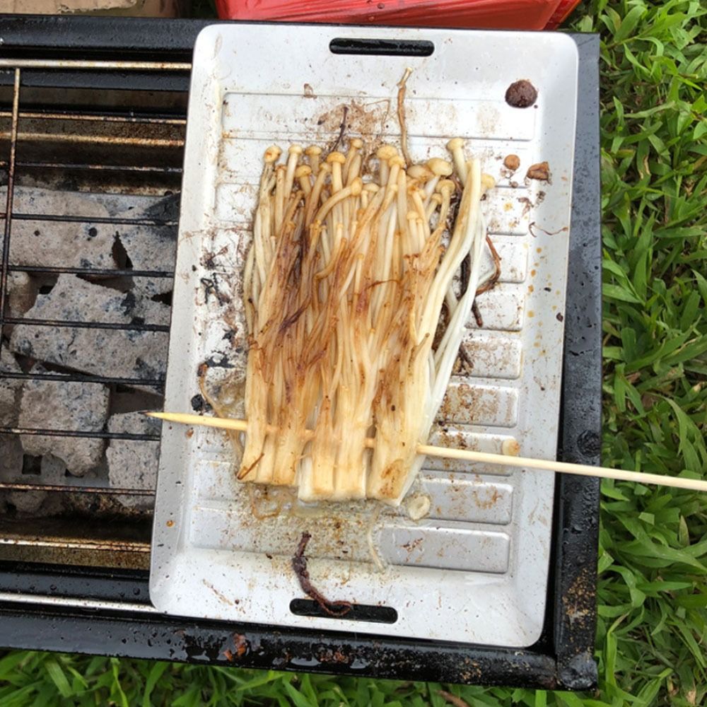 Durable Titanium Camping Grill - Camping Cooking Candle บทวิจารณ์และราคา