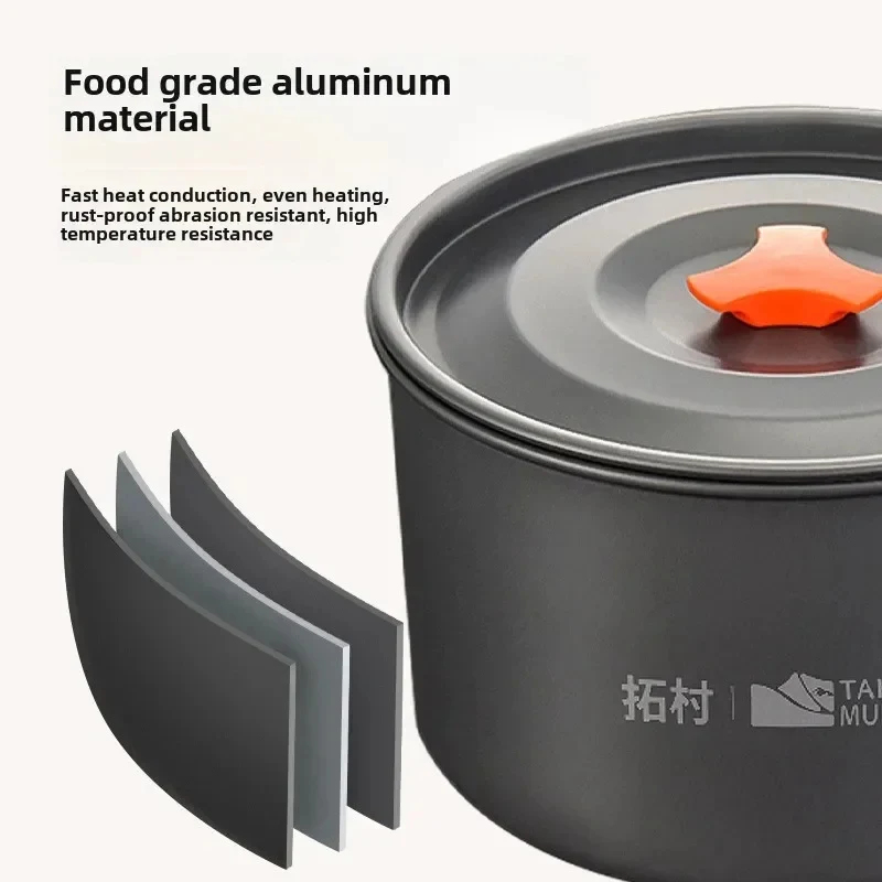 Camping Cookware Set Outdoor P - Camping Cooking And Dining Set บทวิจารณ์และราคา