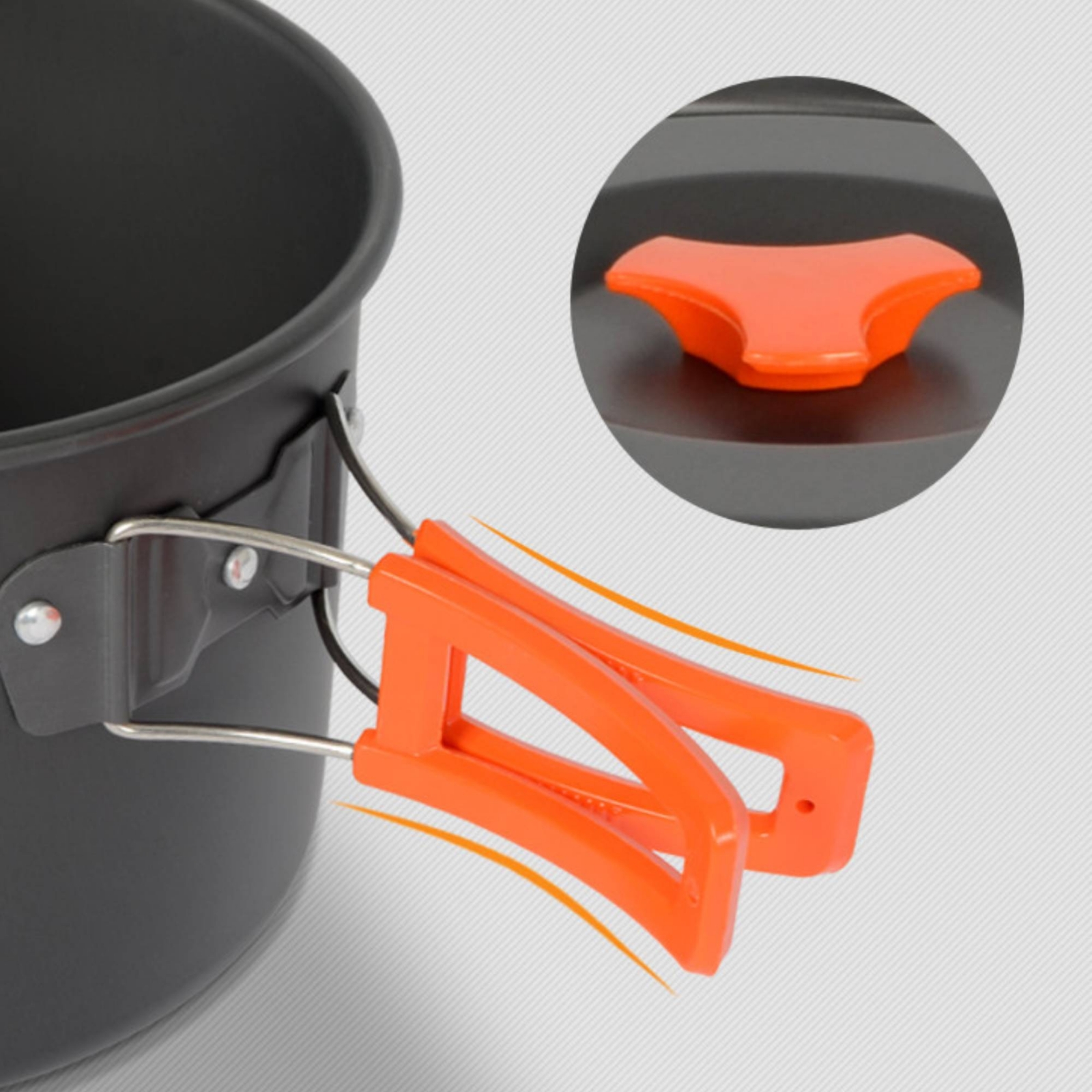 Camping Pot Set Compact Campin - Camping Cooking Pots And Pans Set บทวิจารณ์และราคา