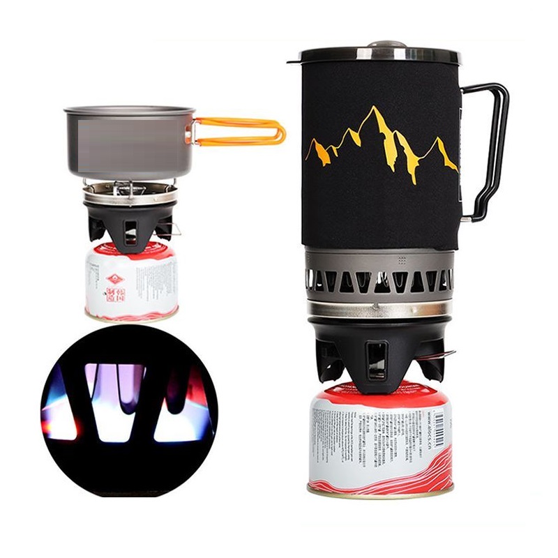 Camping Gas Stove Pot System L - Camping Cooking One Pot บทวิจารณ์และราคา
