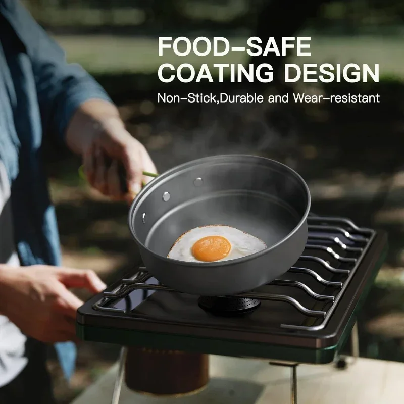 Camping Cooking Set, Outdoor K - Camping Cooking Set With Bag บทวิจารณ์และราคา