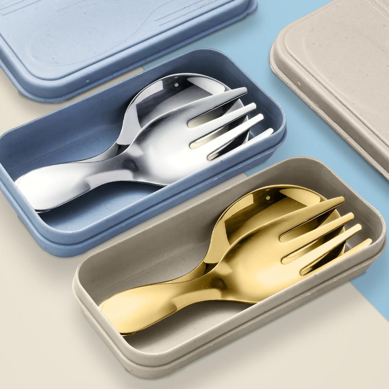 Stainless Steel Tableware Set  - Camping Cooking Cutlery Set บทวิจารณ์และราคา
