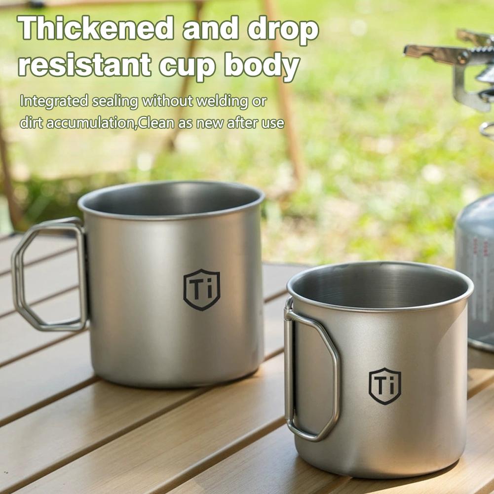 Camping Mug Titanium Cup Touri - Camping Cooking And Dining Set บทวิจารณ์และราคา
