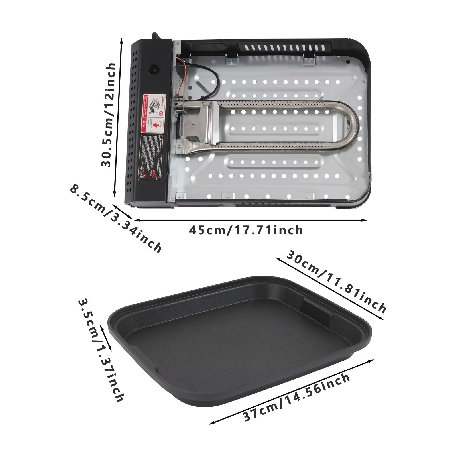 Black Rectangle Portable Butan - Camping Cooking Gas Canister บทวิจารณ์และราคา