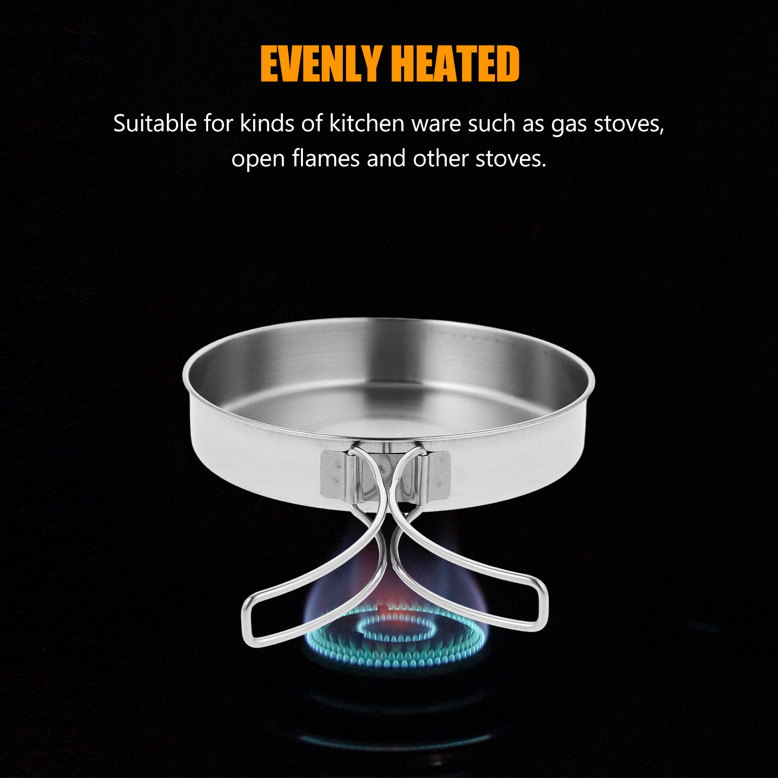 Portable Frying Pan Stainless  - Camping Cooking Frying Pan บทวิจารณ์และราคา
