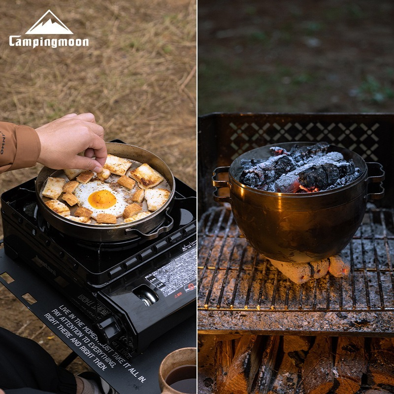 DO-25 thickened stainless stee - Camping Cooking Frying Pan บทวิจารณ์และราคา