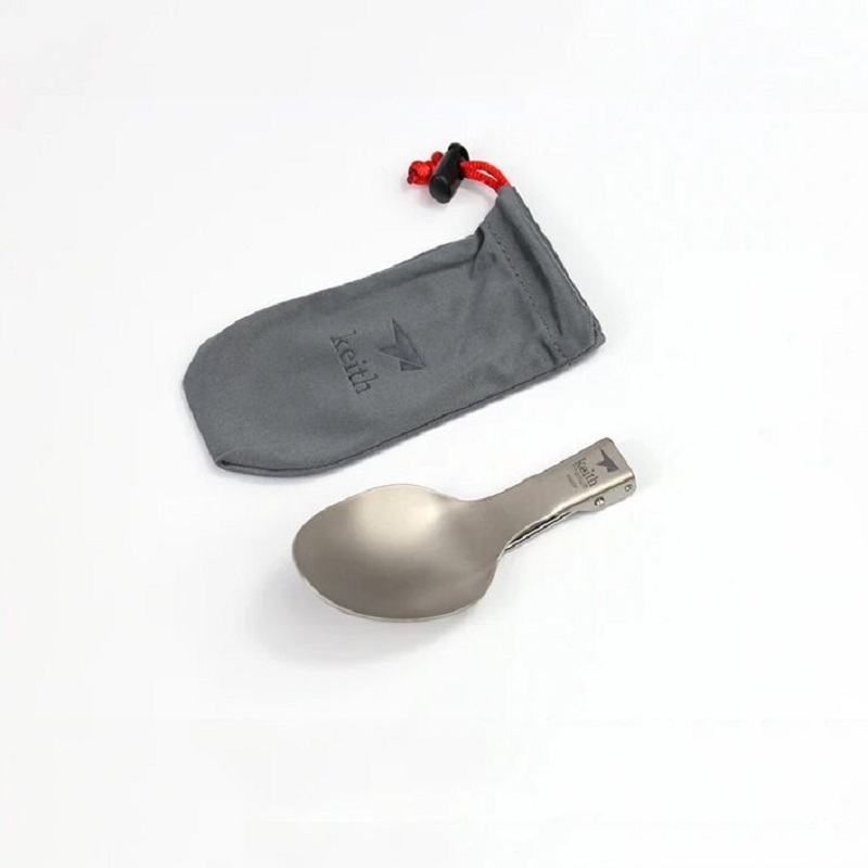 Keith Titanium Tableware Spoon - Camping Cooking Meals บทวิจารณ์และราคา
