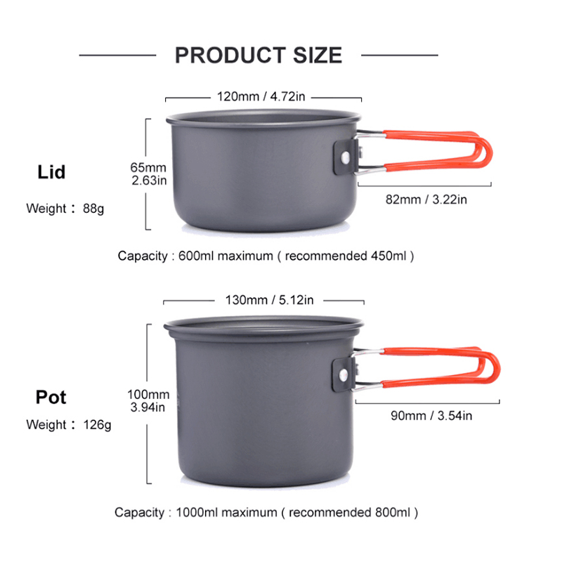 Widesea Ultralight Camping Coo - Camping Cooking Meals บทวิจารณ์และราคา