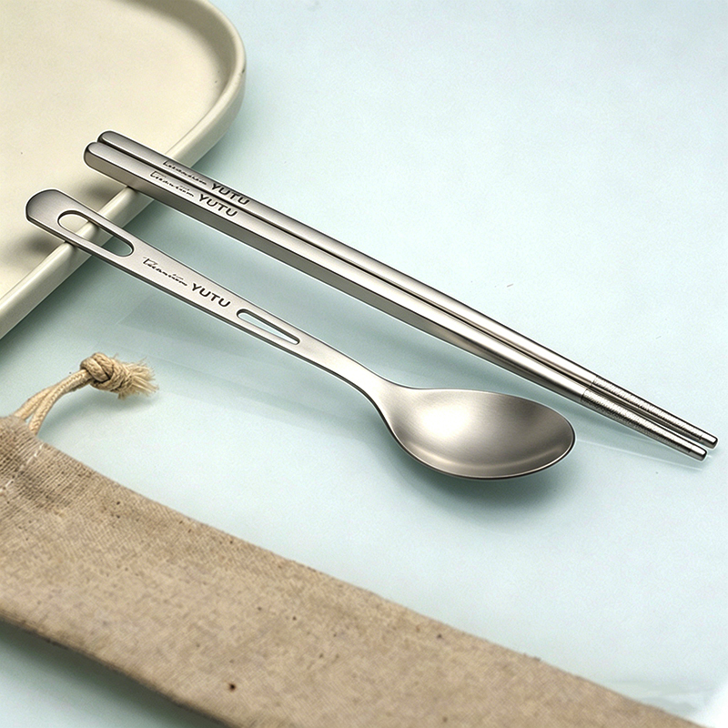 Titanium Tableware Set Camping - Camping Cooking Cutlery Set บทวิจารณ์และราคา