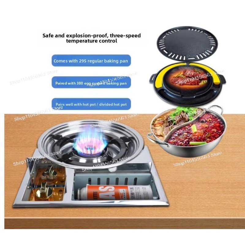 Portable Gas Stove with Canist - Camping Cooking Gas Canister บทวิจารณ์และราคา