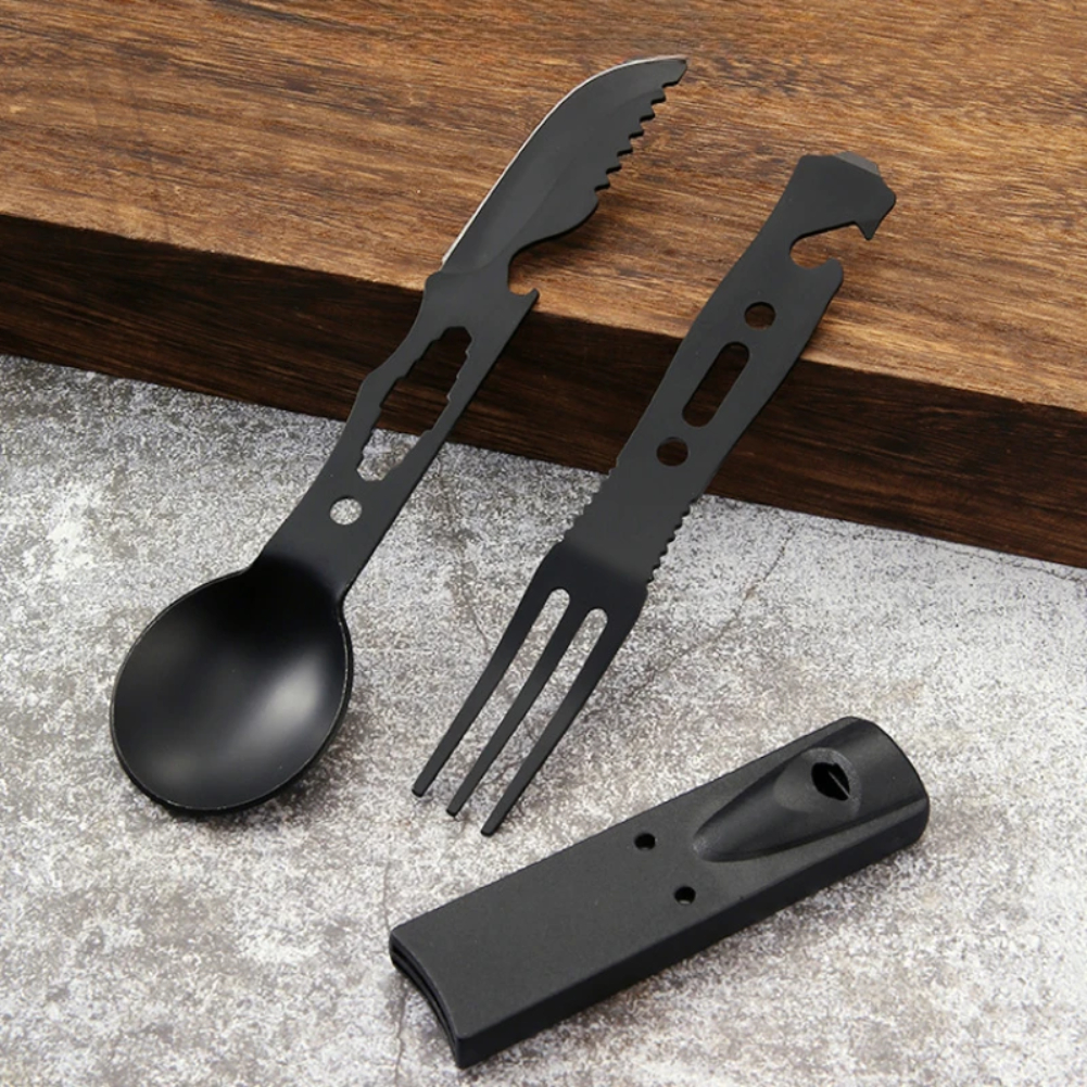Outdoor Set Multi functional C - Camping Cooking Cutlery Set บทวิจารณ์และราคา