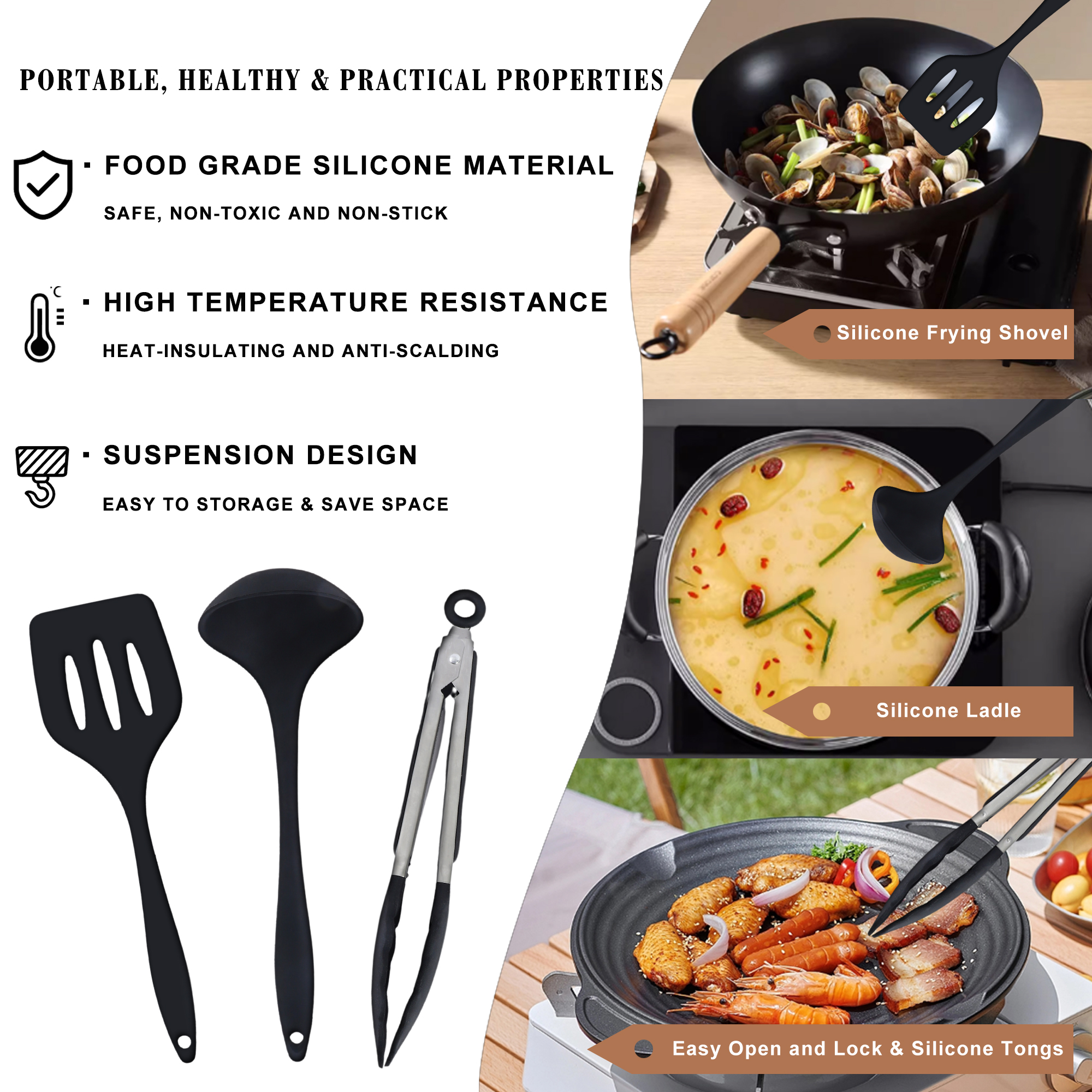 26Pcs Outdoor Camping Cooking  - Camping Cooking And Dining Set บทวิจารณ์และราคา