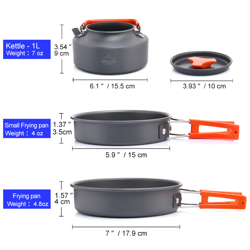 Widesea Camping Outdoor Cookwa - Camping Cooking Cutlery Set บทวิจารณ์และราคา
