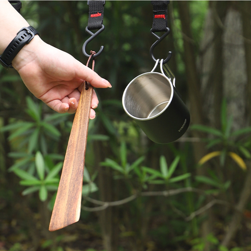Wooden Spatula Portable Turner - Camping Cooking And Dining Set บทวิจารณ์และราคา