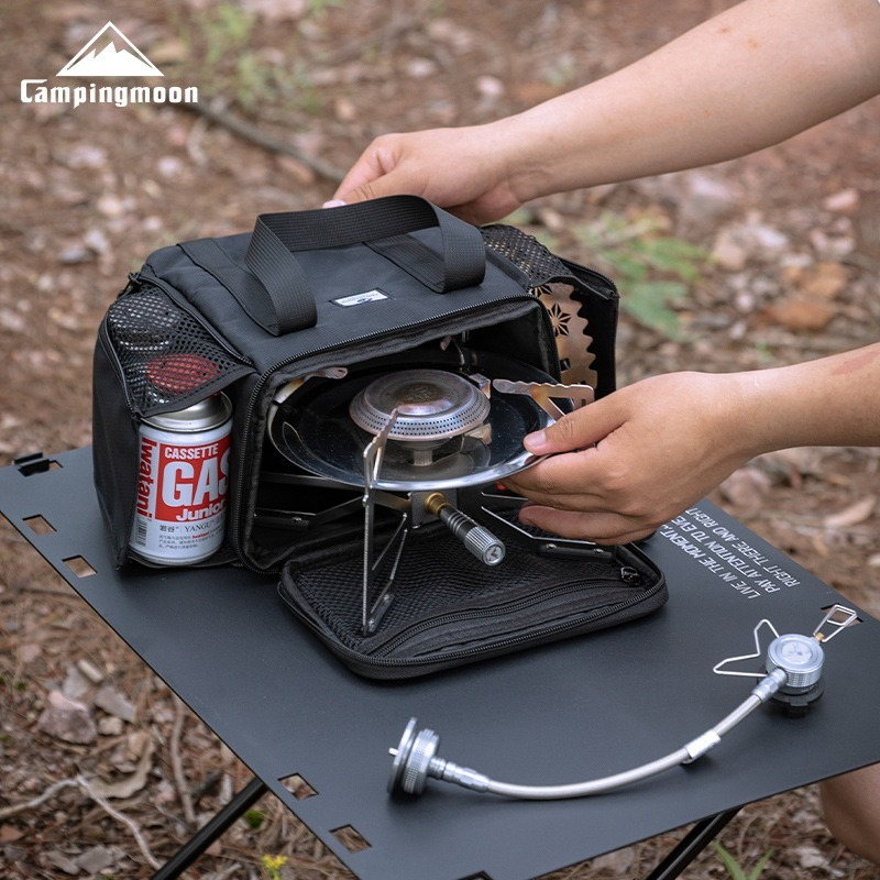 CAMPINGMOON BKXD-5F-B Small Ca - Camping Cooking Set With Bag บทวิจารณ์และราคา