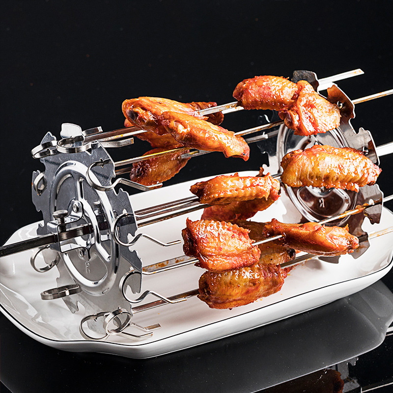 1Set Stainless Steel BBQ Kebab - Camping Cooking Candle บทวิจารณ์และราคา