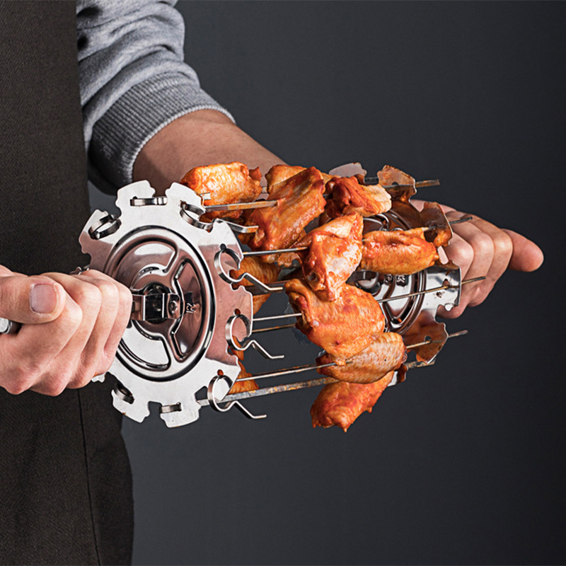 1Set Stainless Steel BBQ Kebab - Camping Cooking Candle บทวิจารณ์และราคา
