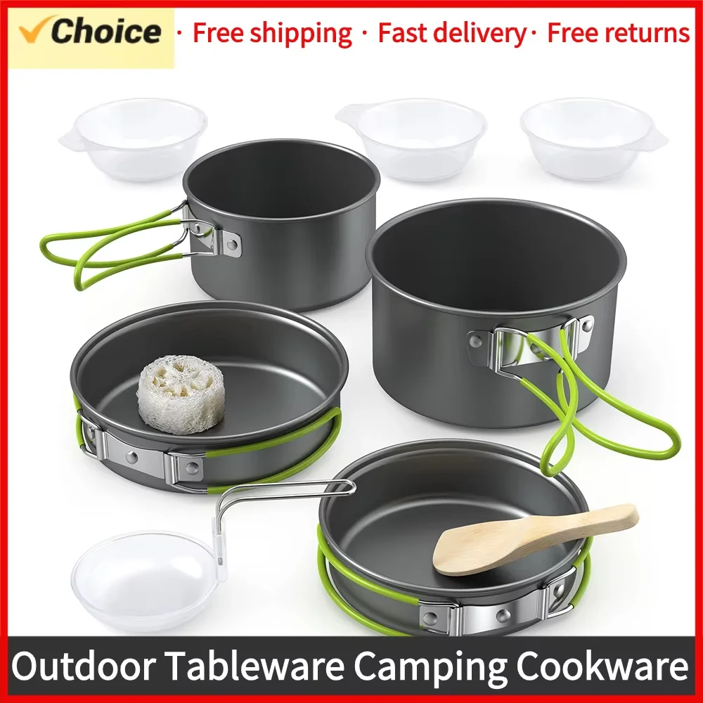 Outdoor Cooking Camping utensi - Camping Cooking And Dining Set บทวิจารณ์และราคา