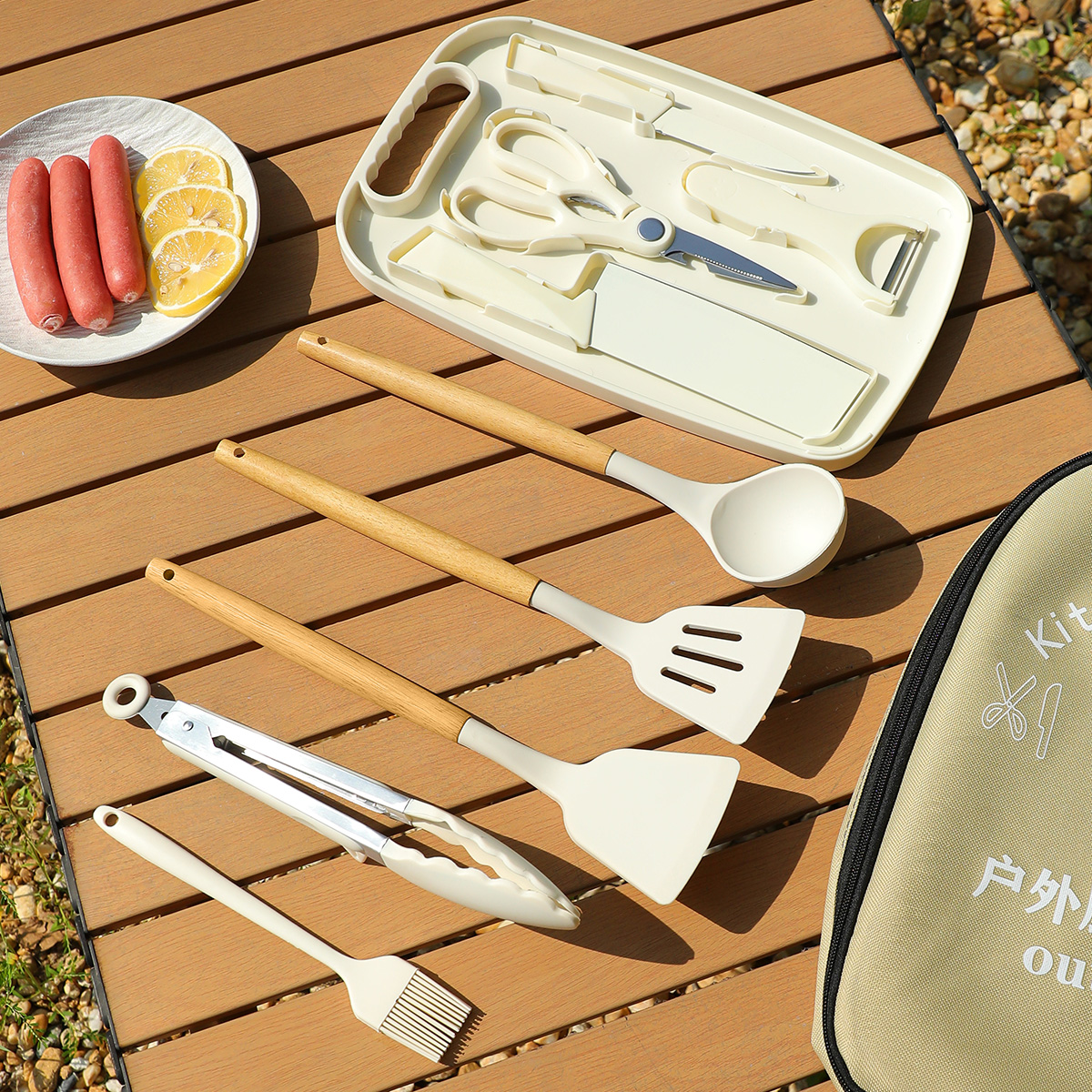 Portable Outdoor Picnic Set Kn - Camping Cooking Pack บทวิจารณ์และราคา