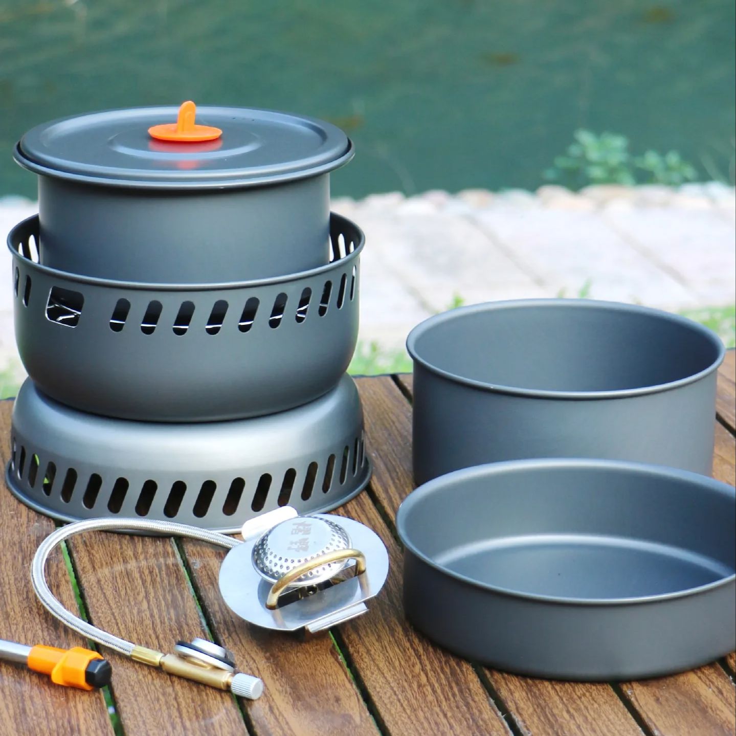 Camping Alloy Cooking Pot Fry  - Camping Cooking Frying Pan บทวิจารณ์และราคา